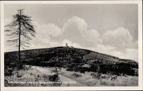 Ak Brotterode in Thüringen, Großer Inselsberg, Blick vom Rennsteig, Berggasthof Stöhr