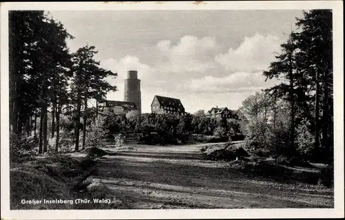 Ak Brotterode in Thüringen, Großer Inselsberg, Turm, Berggasthof Stöhr