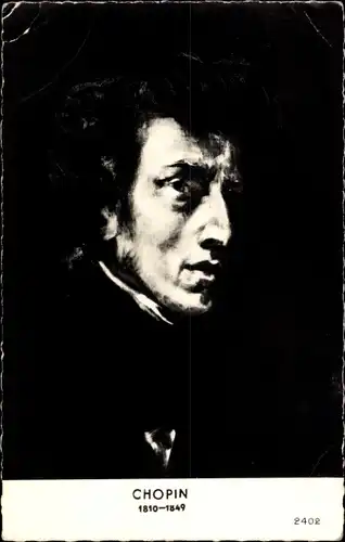 Ak Komponist Frédéric Chopin, Pianist, Klavierkomponist, Portrait