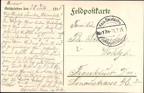 Ak Im Feindesland, Liebesgaben Ankunt, Soldaten mit Feldpostpaketen