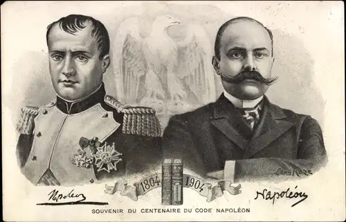 Künstler Ak Roze, L., Erinnerung an den 100. Jahrestag des Code Napoleon