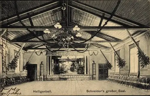 Ak Mamonowo Heiligenbeil Ostpreußen, Schneider's großer Saal