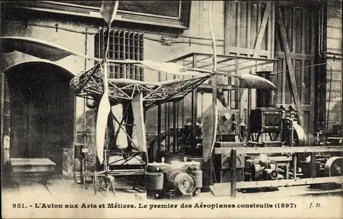 Ak Aviation, L'Avion aux Arts et Metiers, Le premier des Aeroplanes construits, 1897