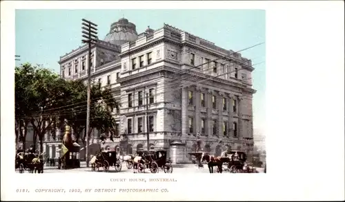Ak Montreal Québec Kanada, Das Gerichtsgebäude