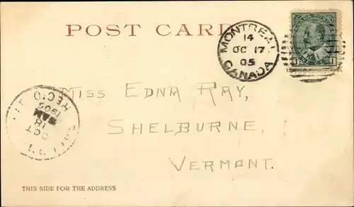 Ak Montreal Quebec Kanada, Hafen