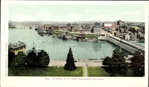 AK Victoria British Columbia Kanada, Von den Parlamentsgebäuden