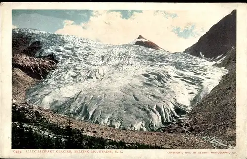 Ak British Columbia Kanada, Selkirk Mountains, Illecillewaet-Gletscher