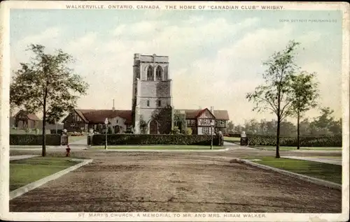 Ak Walkerville Ontario Kanada, Hiram Walker ans Sons Ltd., Whiskey, St. Mary's Church