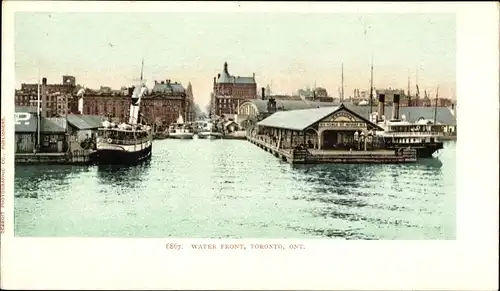 Ak Toronto Ontario Kanada, Uferpromenade