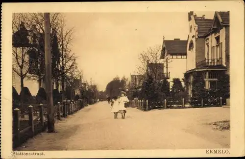 Ak Ermelo Gelderland, Stationsstraat