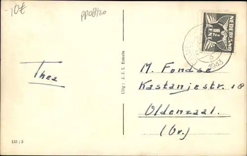 Ak Ermelo Gelderland, Kerklaan