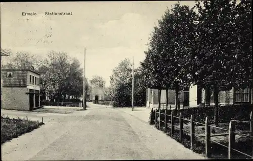 Ak Ermelo Gelderland, Stationstraat