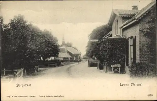 Ak Loenen Gelderland, Dorfstraße