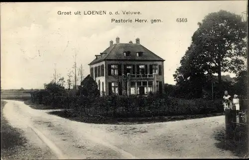 Ak Loenen Veluwe Gelderland, Pastorat