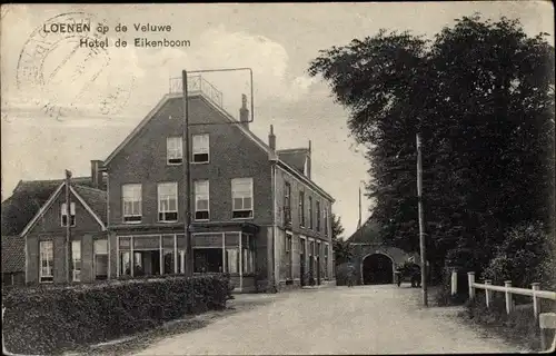 Ak Loenen op de Veluwe Gelderland, Hotel de Eikenboom