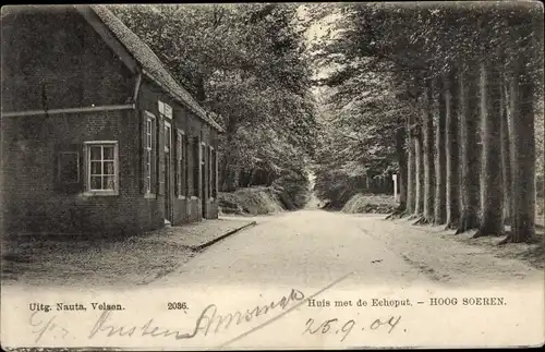 Ak Hoog Soeren Gelderland Niederlande, Haus, Echoput