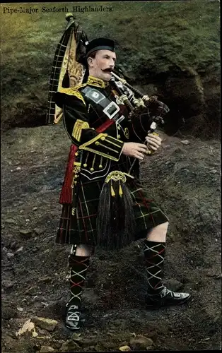 Ak Pipe Major Seaforth Highlanders, Dudelsack