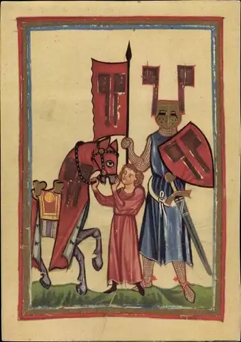 Künstler Ak Herr Wolfram von Eschenbach