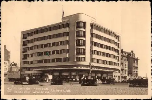 Ak Zoute Knokke Heist Heyst Knocke on the Sea Westflandern, Residence Albert