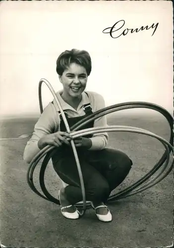 Ak Schauspielerin und Sängerin Conny Froboess, Portrait, Film Hula-Hopp, Conny