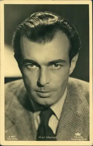 Ak Schauspieler Karl Martell, Portrait