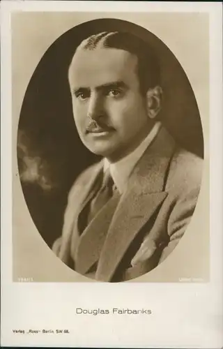 Ak Schauspieler Douglas Fairbanks, Portrait