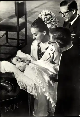 Ak Prinzessin Margriet von Niederlanden, Prinz Maurits 1968