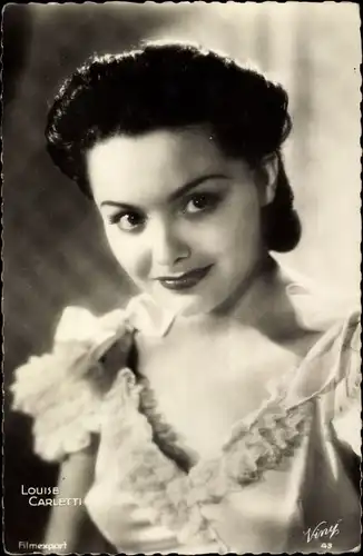 Ak Schauspielerin Louise Carletti, Portrait