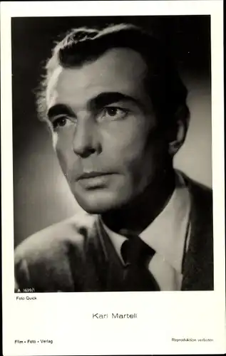 Ak Schauspieler Karl Martell, Portrait