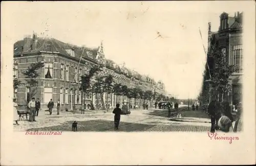 Ak Vlissingen Zeeland Niederlande, Badhuisstraat