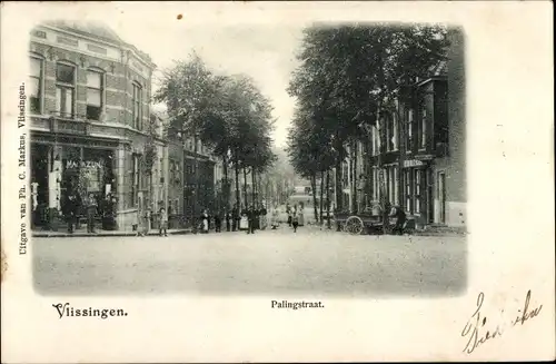 Ak Vlissingen Zeeland Niederlande, Pallingstraat