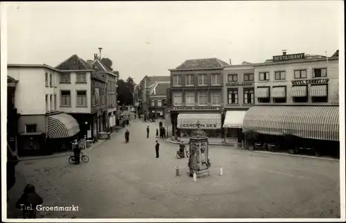 Ak Tiel Gelderland, Groenmarkt, Hotel Corbelijn