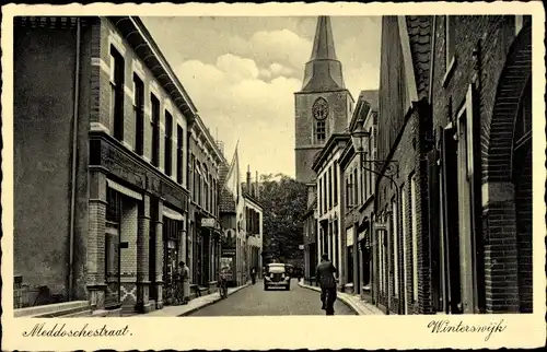 Ak Winterswijk Gelderland Niederlande, Meddoschestraat, Kerk