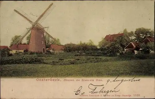 Ak Oosterbeek Renkum Gelderland, Molen de Nieuwe Hes.