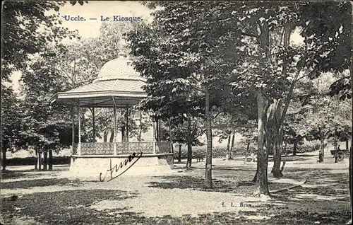 Ak Uccle Ukkel Bruxelles Brüssel, Kiosk, Pavillon