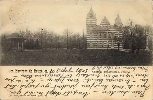 Ak Uccle Ukkel Bruxelles Brüssel, Chateau Brugmann