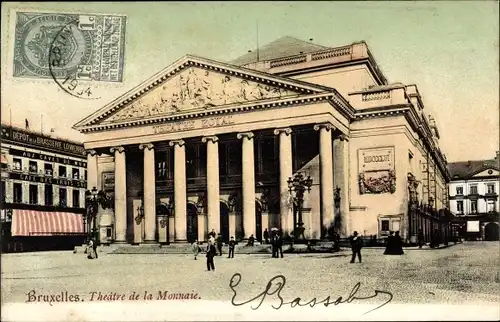 Ak Bruxelles Brüssel, Theatre de la Monnaie