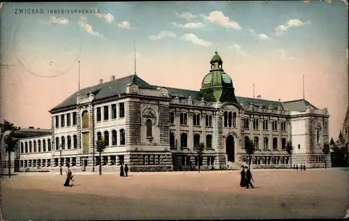 Ak Zwickau in Sachsen, Ingenieurschule