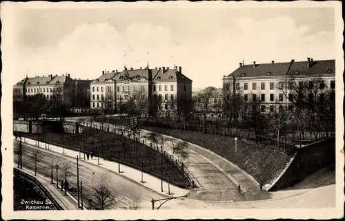 Ak Zwickau in Sachsen, Kaserne