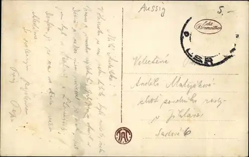 Ak Ústí nad Labem Aussig an der Elbe, Panorama