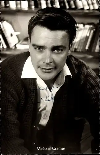 Ak Schauspieler Michael Cramer, Portrait, Autogramm