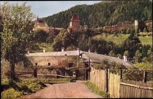 Ak Friesach in Kärnten, Ruine Petersberg