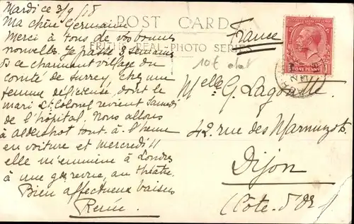 Ak Ash Surrey England, Kirche