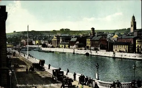 Ak Cork Irland, Shandon von Patrick's Bridge