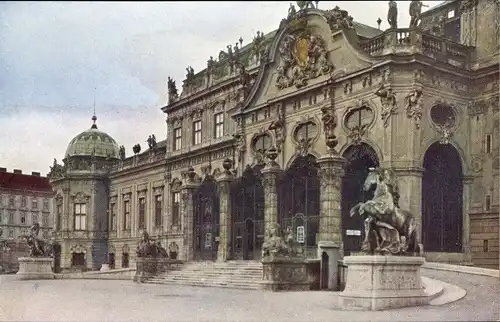 Ak Wien 3 Landstraße, Schloss Belvedere