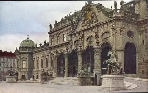 Ak Wien 3 Landstraße, Schloss Belvedere