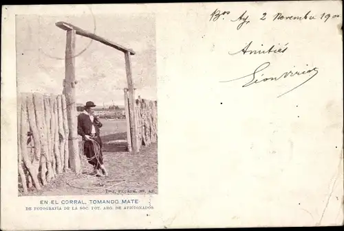 Ak Corral Chile, Tomando Mate