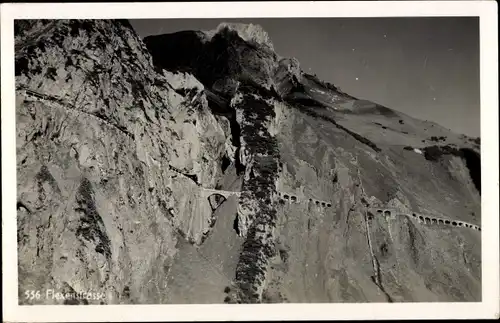 Ak Flexenstraße Flexenpass Vorarlberg, Gebirgsstraße