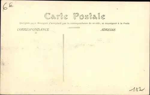 Ak Paris VII, Rue de Lille, Die große Seineflut am 28. Januar 1910