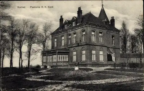 Ak Kethel Schiedam Südholland, Pfarrhaus RC Kirche